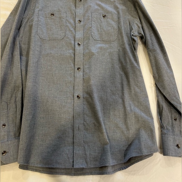Travis Mathew NWOT CLOUD FLANNEL BUTTON-UP - Picture 2 of 7